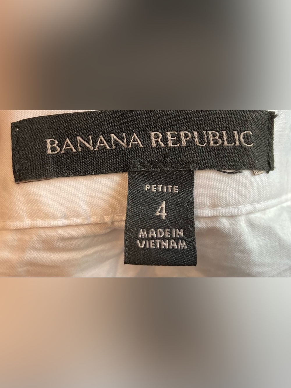 Banana Republic White Pleated Midi Skirt Petite Size 4 - Picture 2 of 2